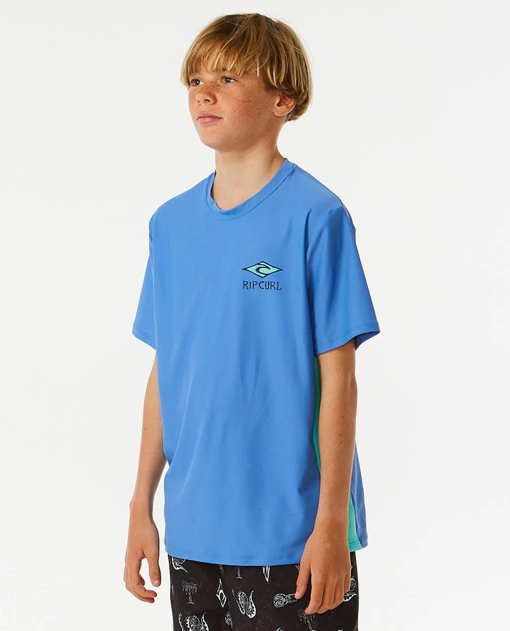 Lost Islands Logo UPF Short Sleeve Boy