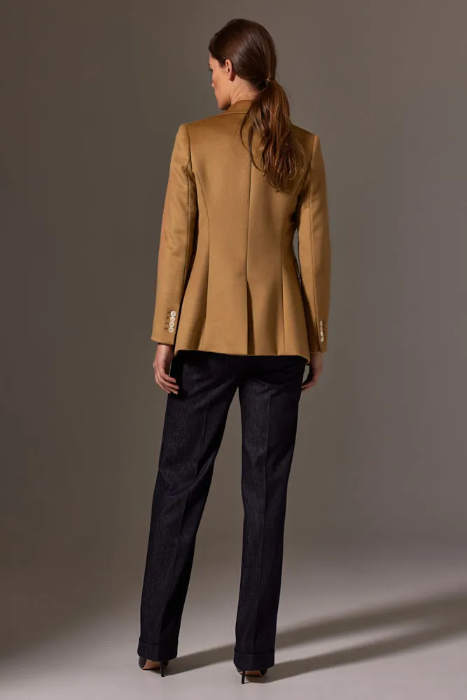 Lucia Jacket - Camel Wool Cashmere