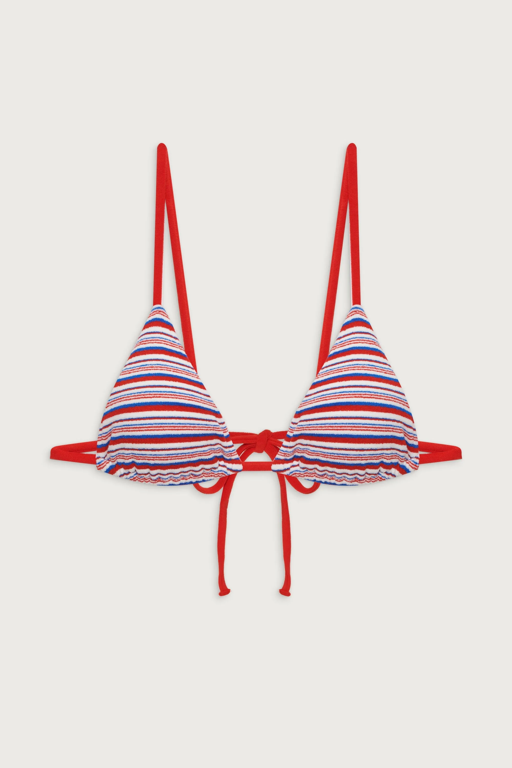 Lumia Terry Triangle Bikini Top