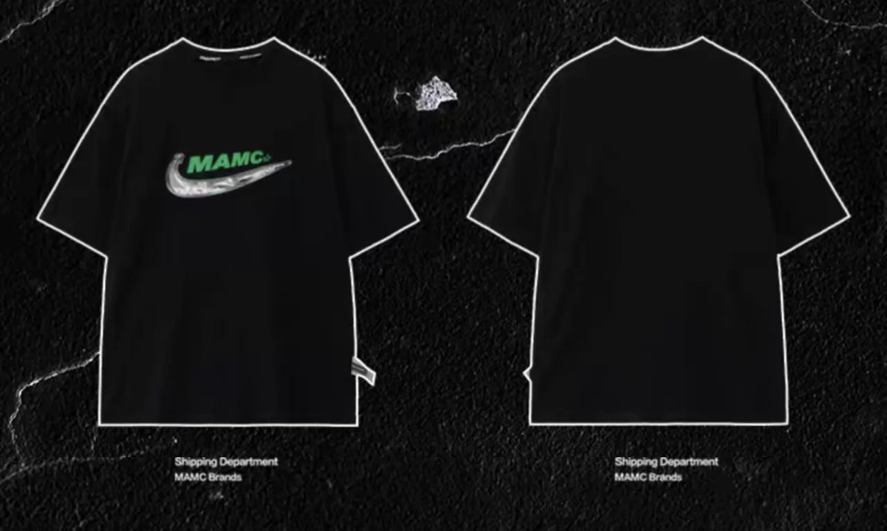 MAMC  |Unisex Street Style Plain Short Sleeves Logo T-Shirts