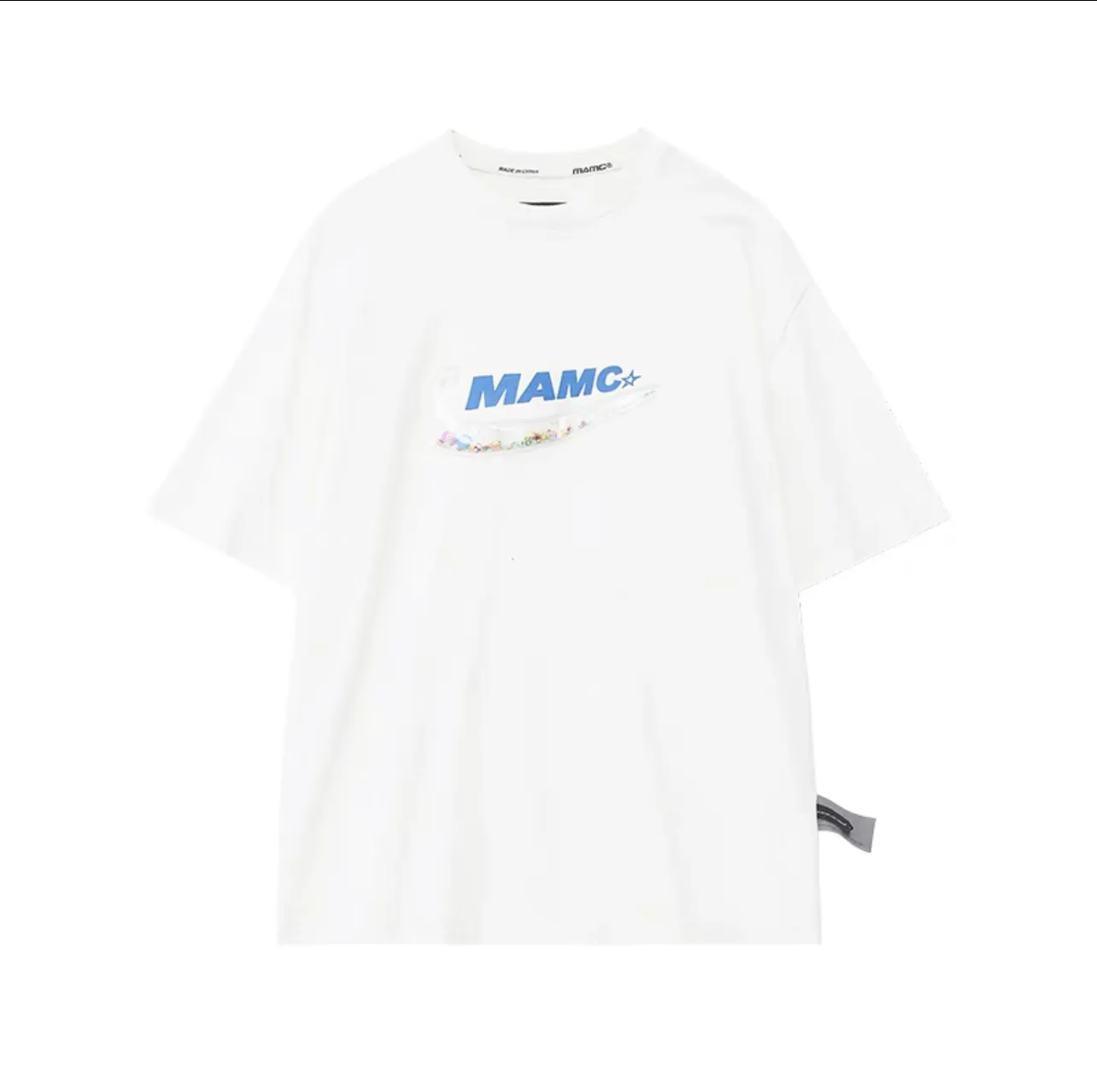 MAMC  |Unisex Street Style Plain Short Sleeves Logo T-Shirts