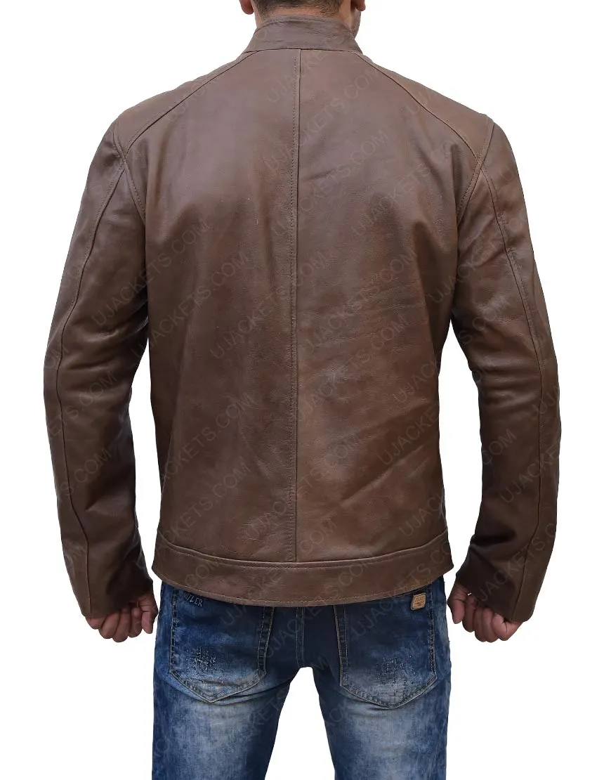 Matt Damon Jason Bourne Leather Jacket - Matt Damon Leather