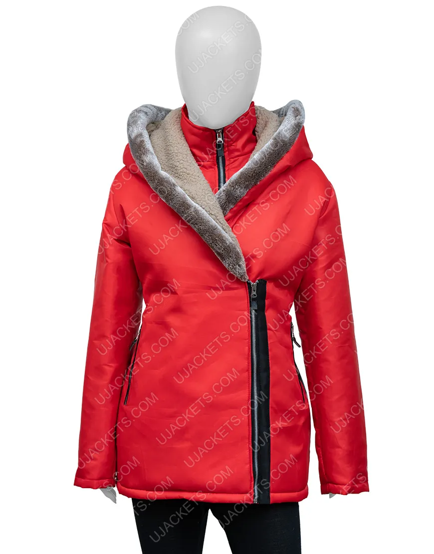 Midnight At The Magnolia Maggie Quinn Red Coat | Ujackets.com