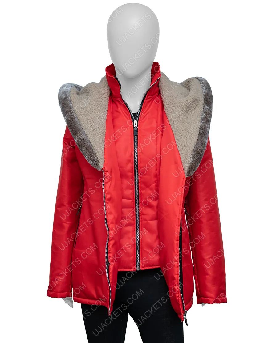 Midnight At The Magnolia Maggie Quinn Red Coat | Ujackets.com