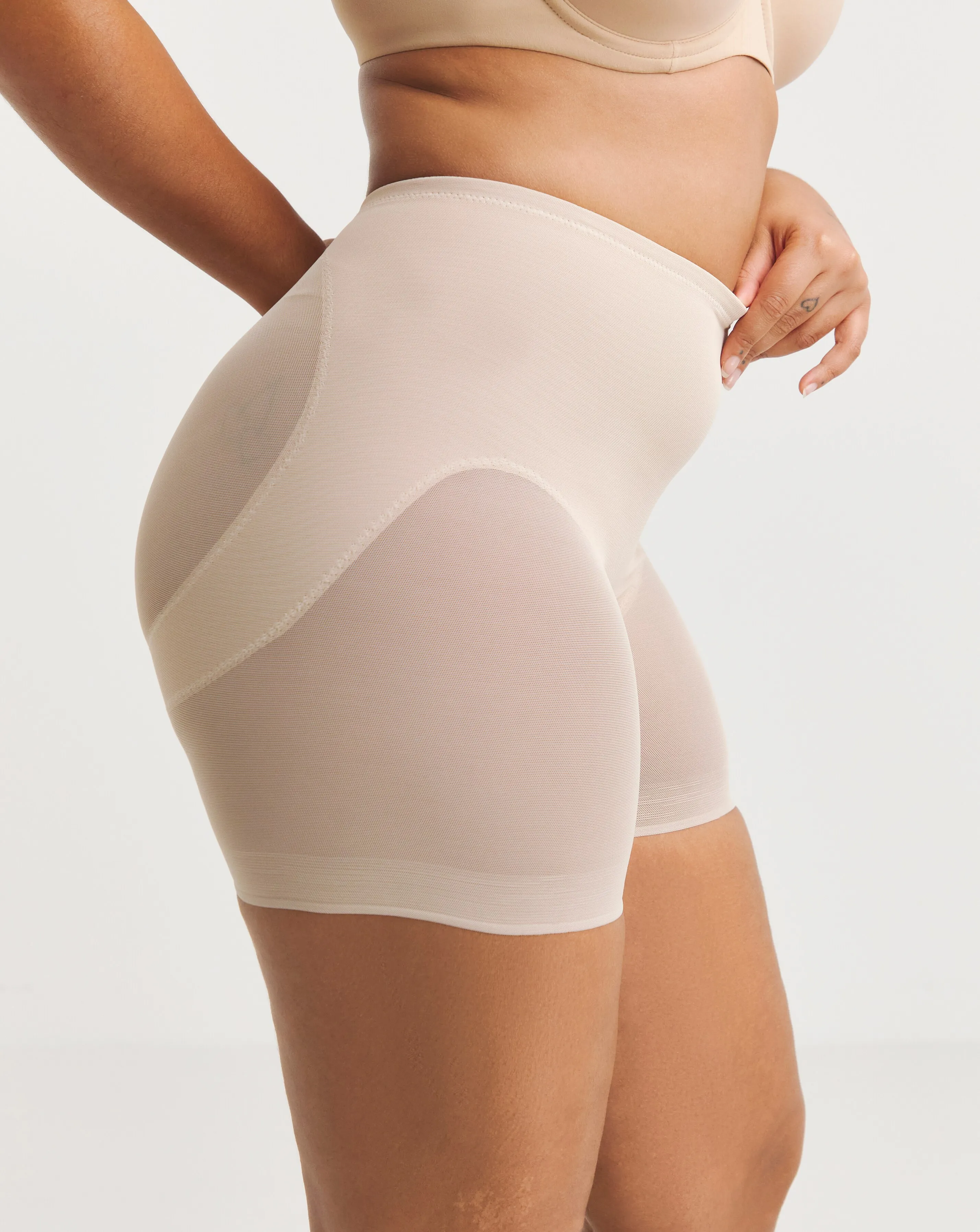 Miraclesuit Sexy Sheer Firm Control Rear Lifting Boy Short