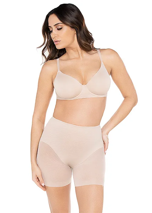 Miraclesuit Sexy Sheer Waistline Rear Lifting Boy Short ()