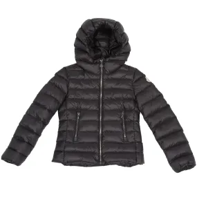 MONCLER BLACK KIDS BOYS PADDED DOWN JACKET 10 YEARS