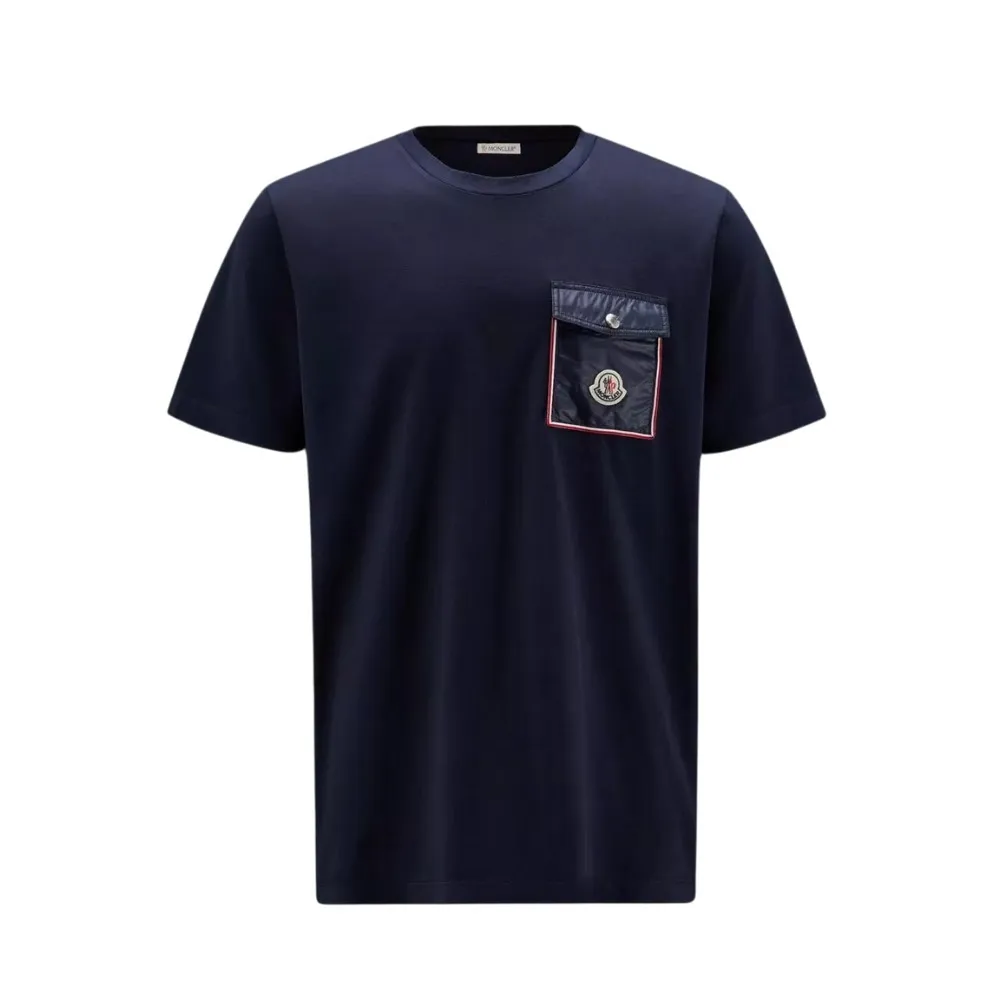 MONCLER  |Plain Short Sleeves Logo T-Shirts