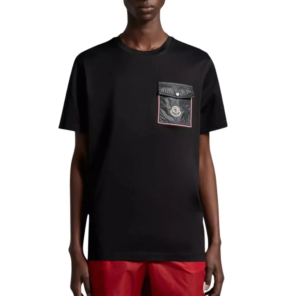 MONCLER  |Plain Short Sleeves Logo T-Shirts