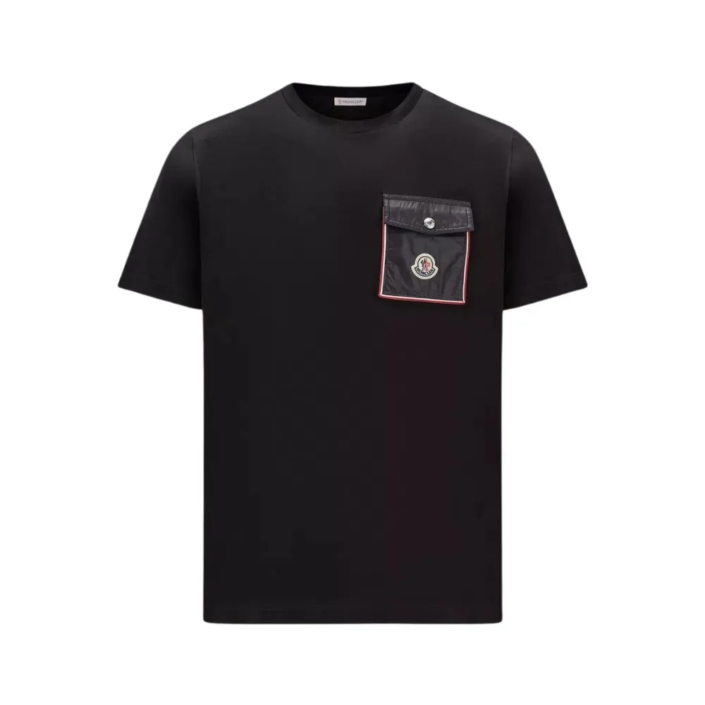 MONCLER  |Plain Short Sleeves Logo T-Shirts