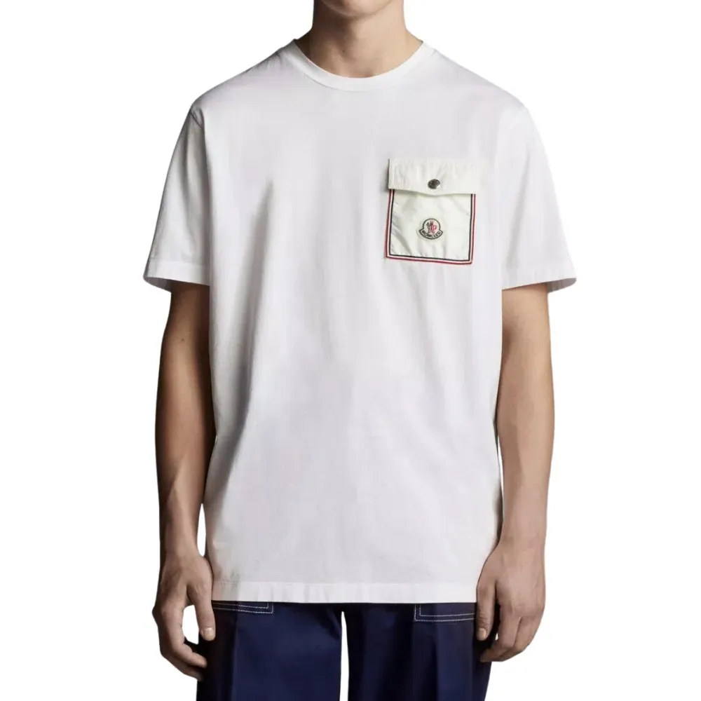 MONCLER  |Plain Short Sleeves Logo T-Shirts