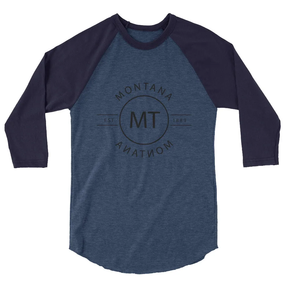 Montana - 3/4 Sleeve Raglan Shirt - Reflections