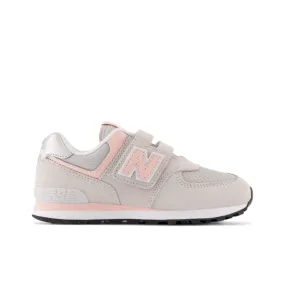 New Balance Youth Girls 574 Running Shoe - PV574EVK (Wide)