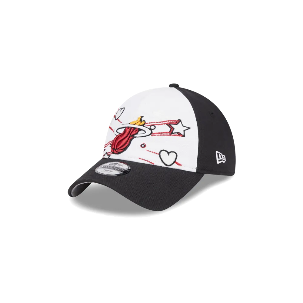 New Era Miami HEAT Heart Girls Hat