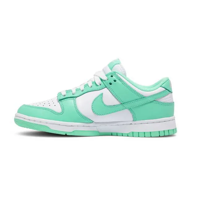 Nike Women's Dunk Low (Green Glow/ White/ Green Glow/ Wh...