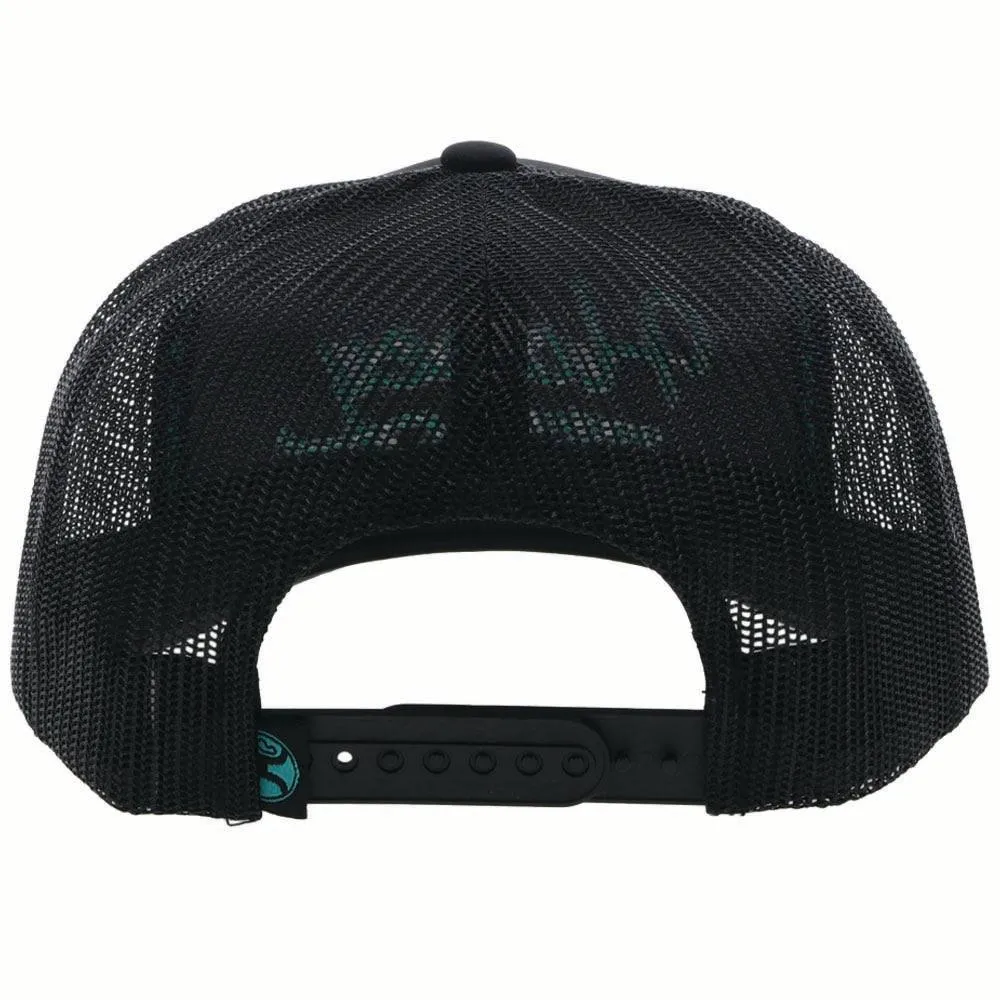 OG HOOEY HAT BLACK W/TEAL