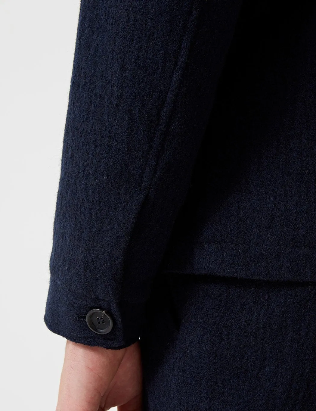 Oliver Spencer Coram Jacket (Wool) - Dexter Midnight Blue