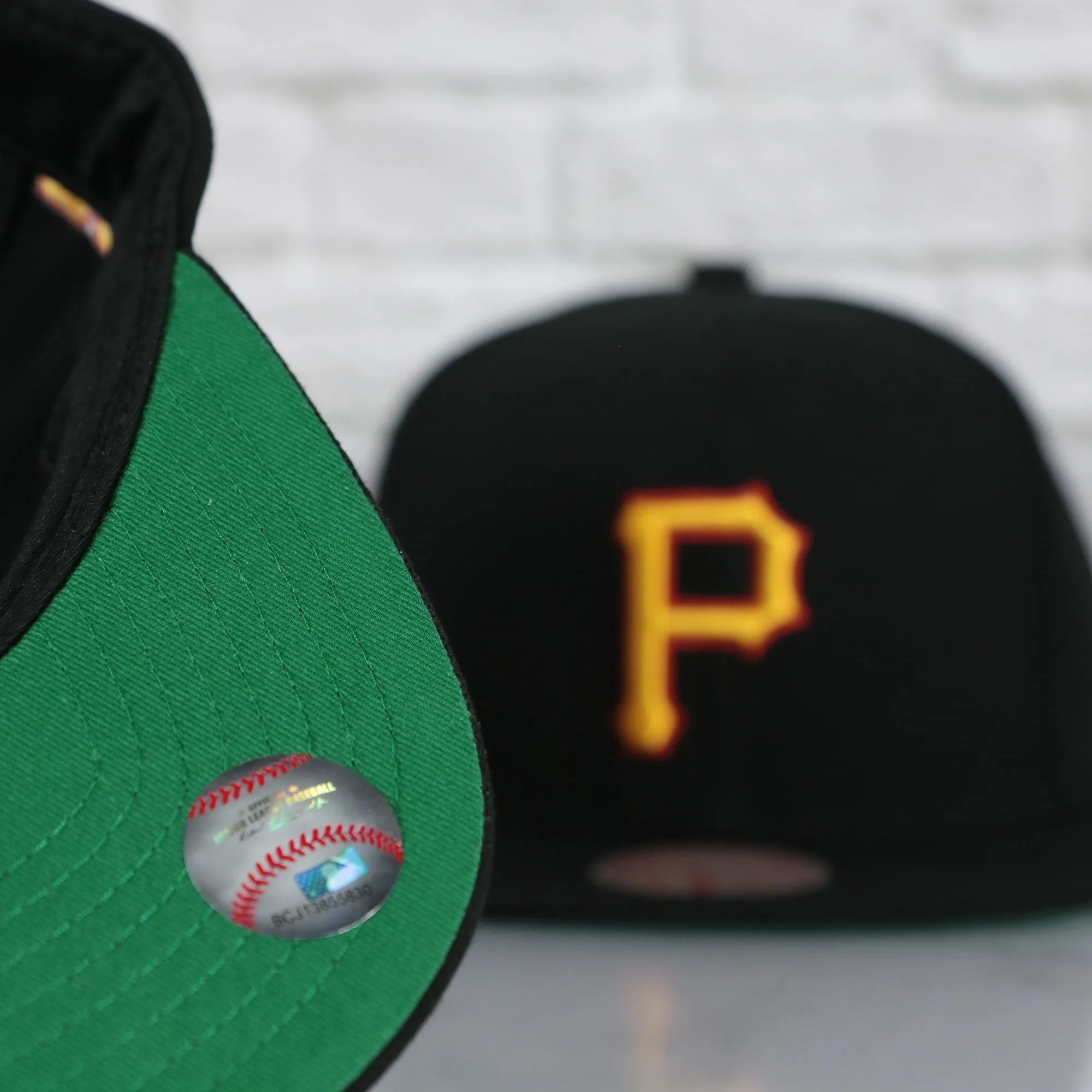 Pittsburgh Pirates Cooperstown Pirates script side patch Evergreen Pro Variety Pack | Black Snapback Hat