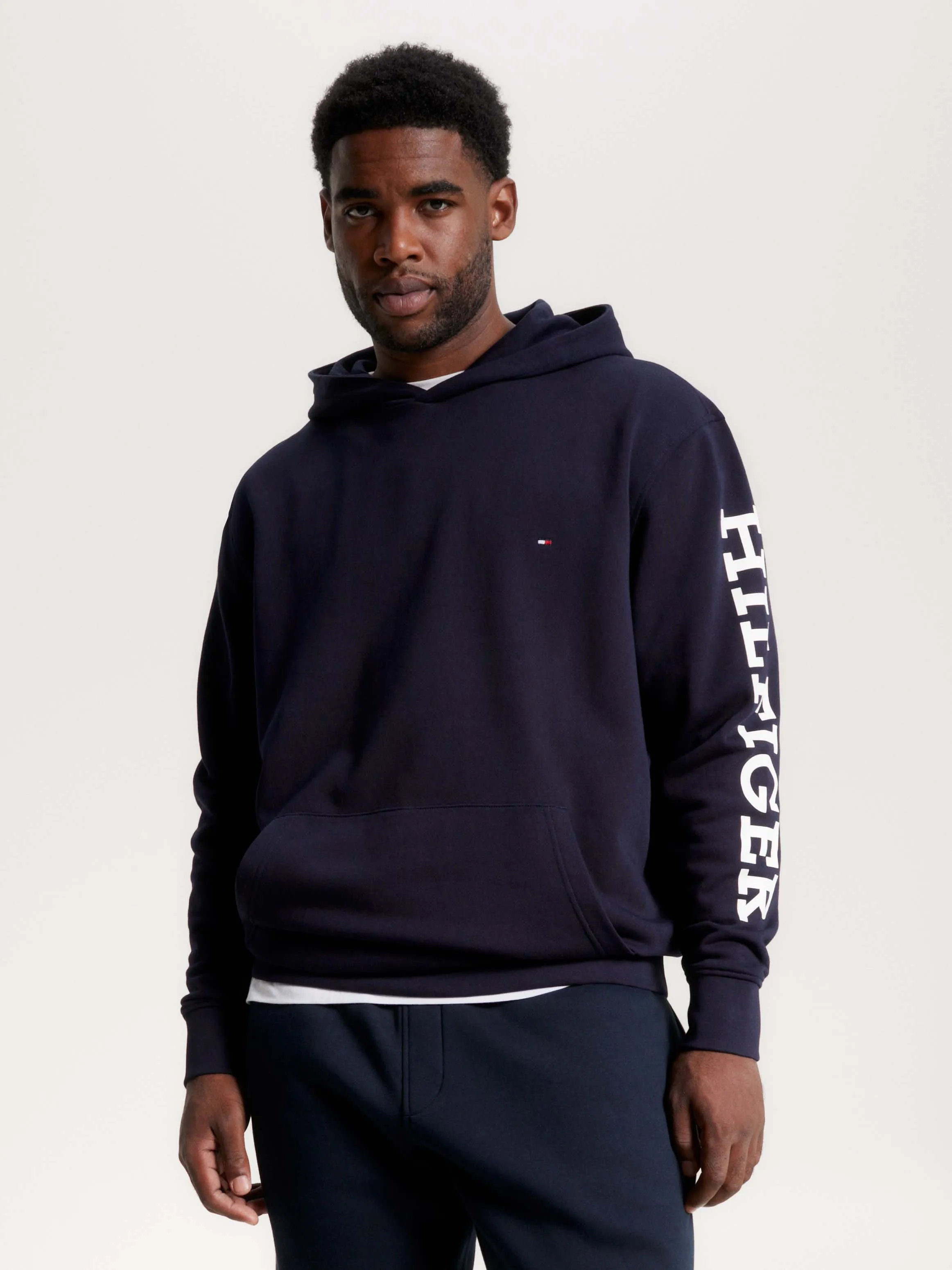 Plus Hilfiger Monotype Logo Terry Hoodie | Sweatshirts & Hoodies | Tommy Hilfiger