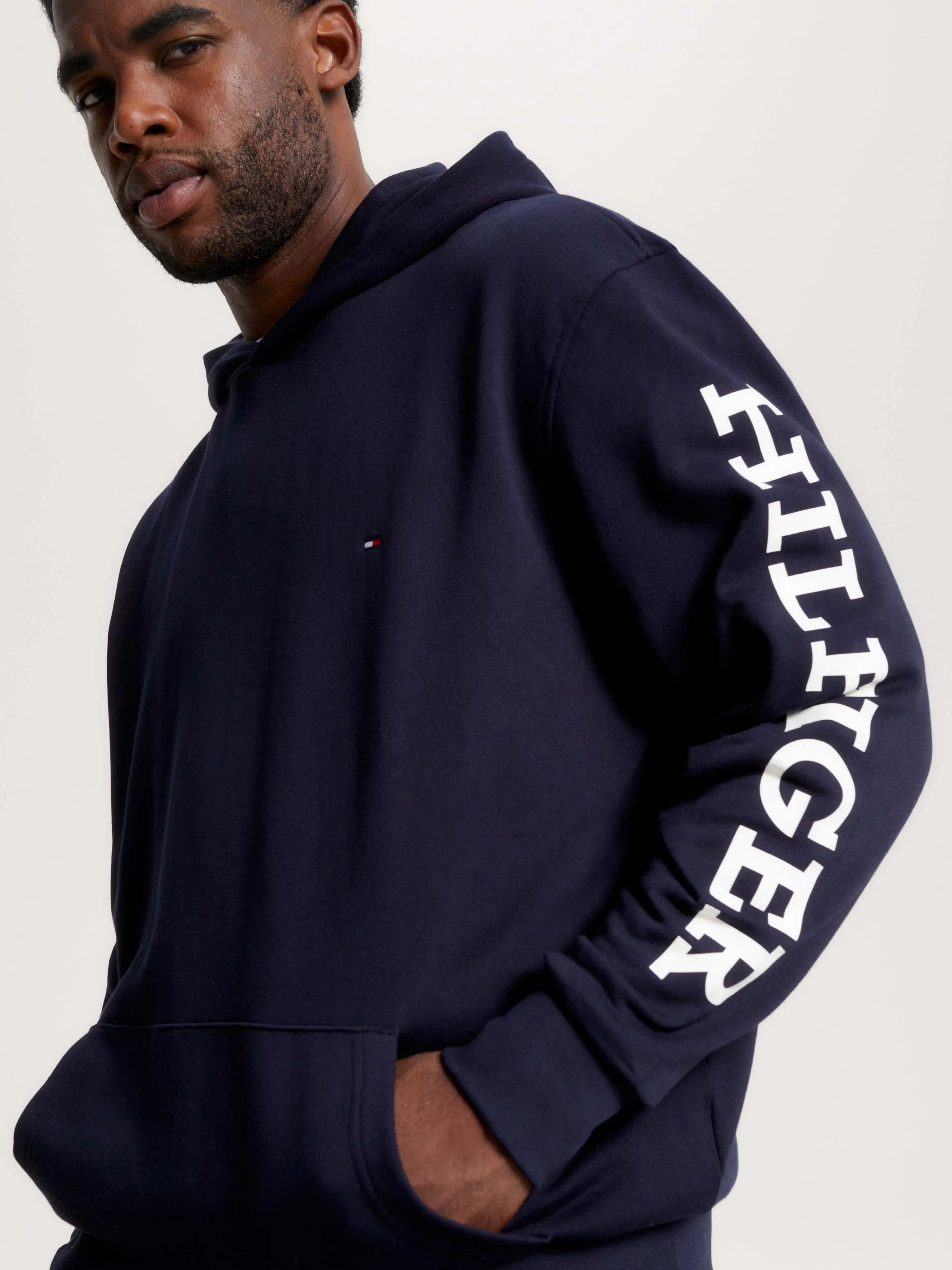 Plus Hilfiger Monotype Logo Terry Hoodie | Sweatshirts & Hoodies | Tommy Hilfiger