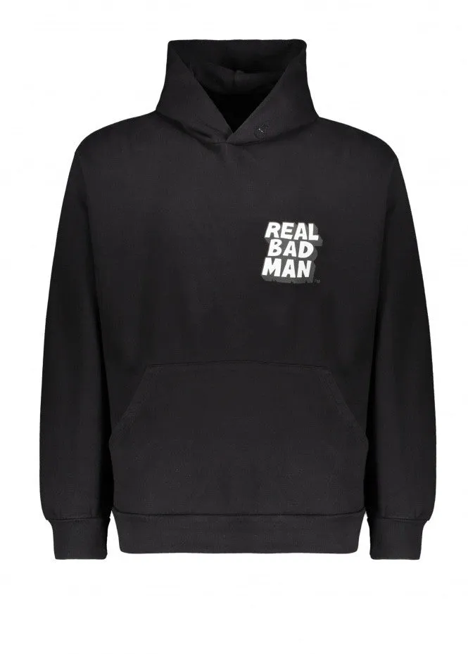 Real Bad Man Classic Hood Fleece - Black