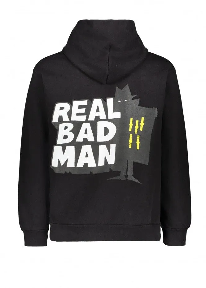 Real Bad Man Classic Hood Fleece - Black