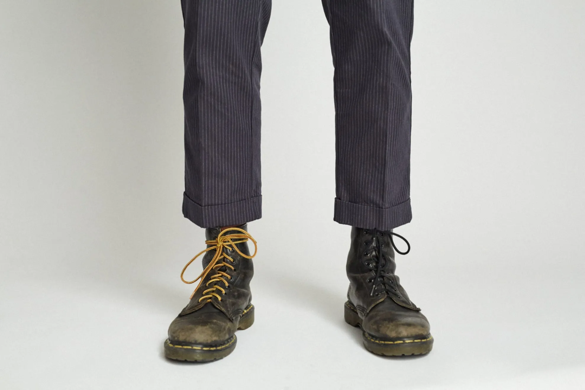 Regent Trouser Pant - Navy/Stripe