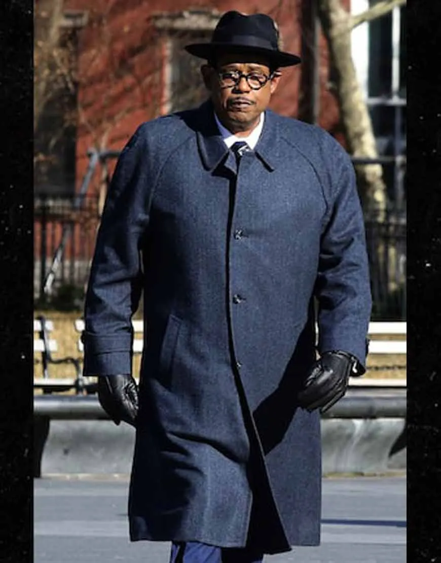 Respect 2021 Forest Whitaker Grey Coat | Respect C. L. Franklin Coat