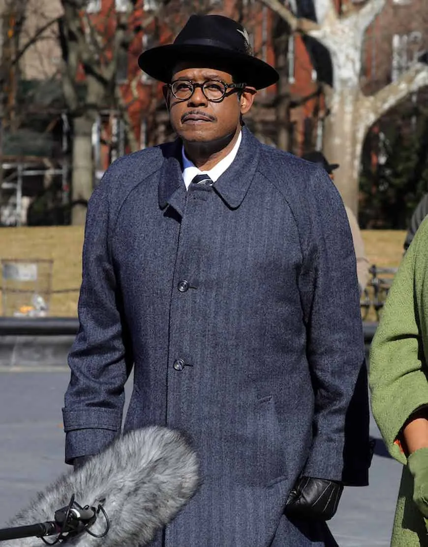 Respect 2021 Forest Whitaker Grey Coat | Respect C. L. Franklin Coat