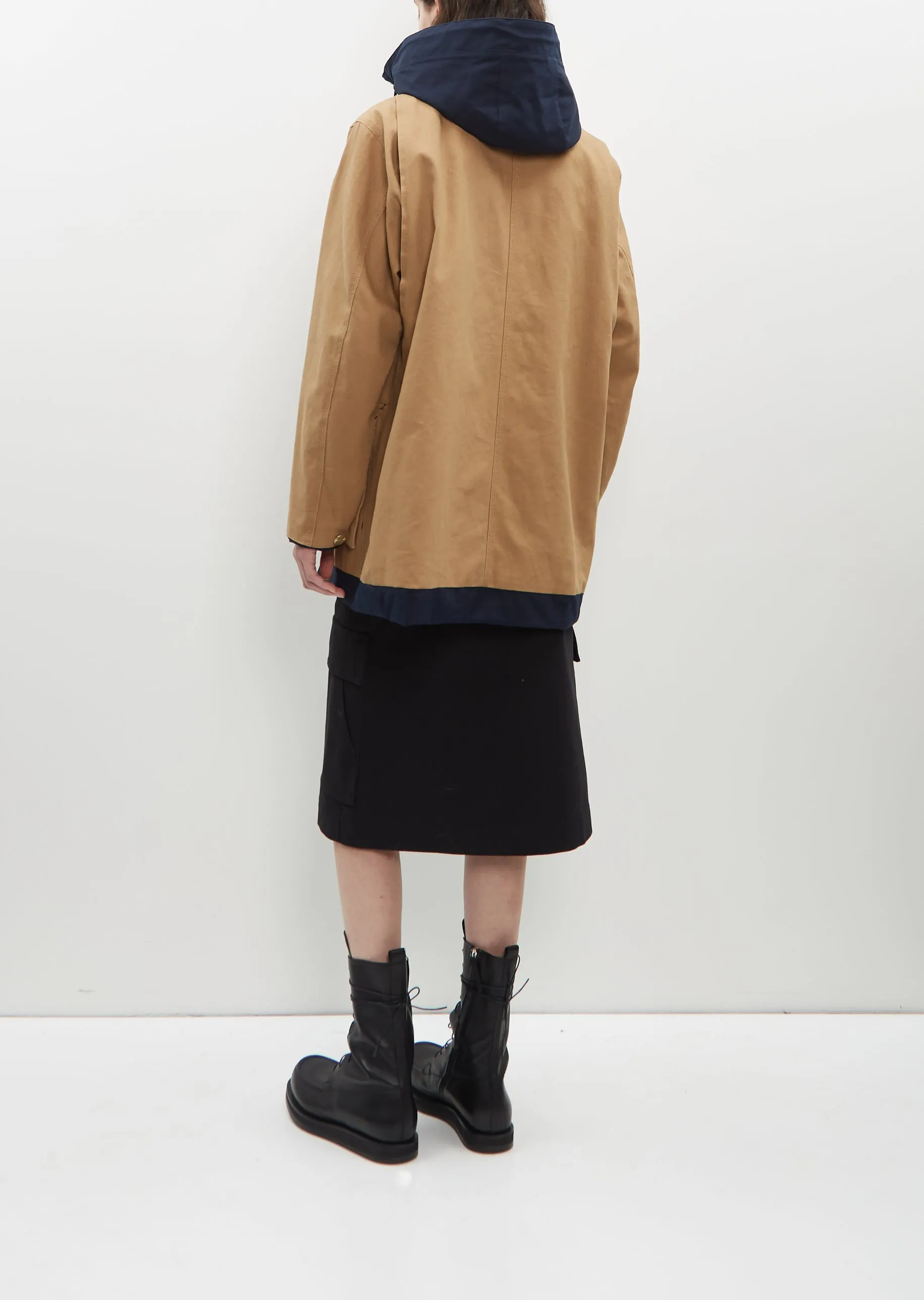 Reversible Hooded Duck Coat