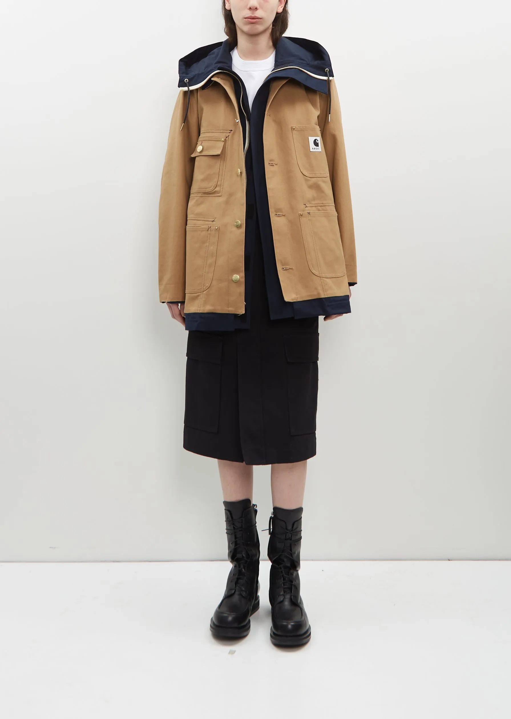 Reversible Hooded Duck Coat