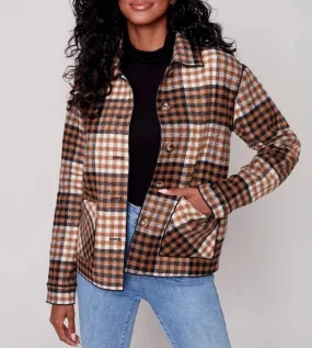 Reversible Plaid Jacket