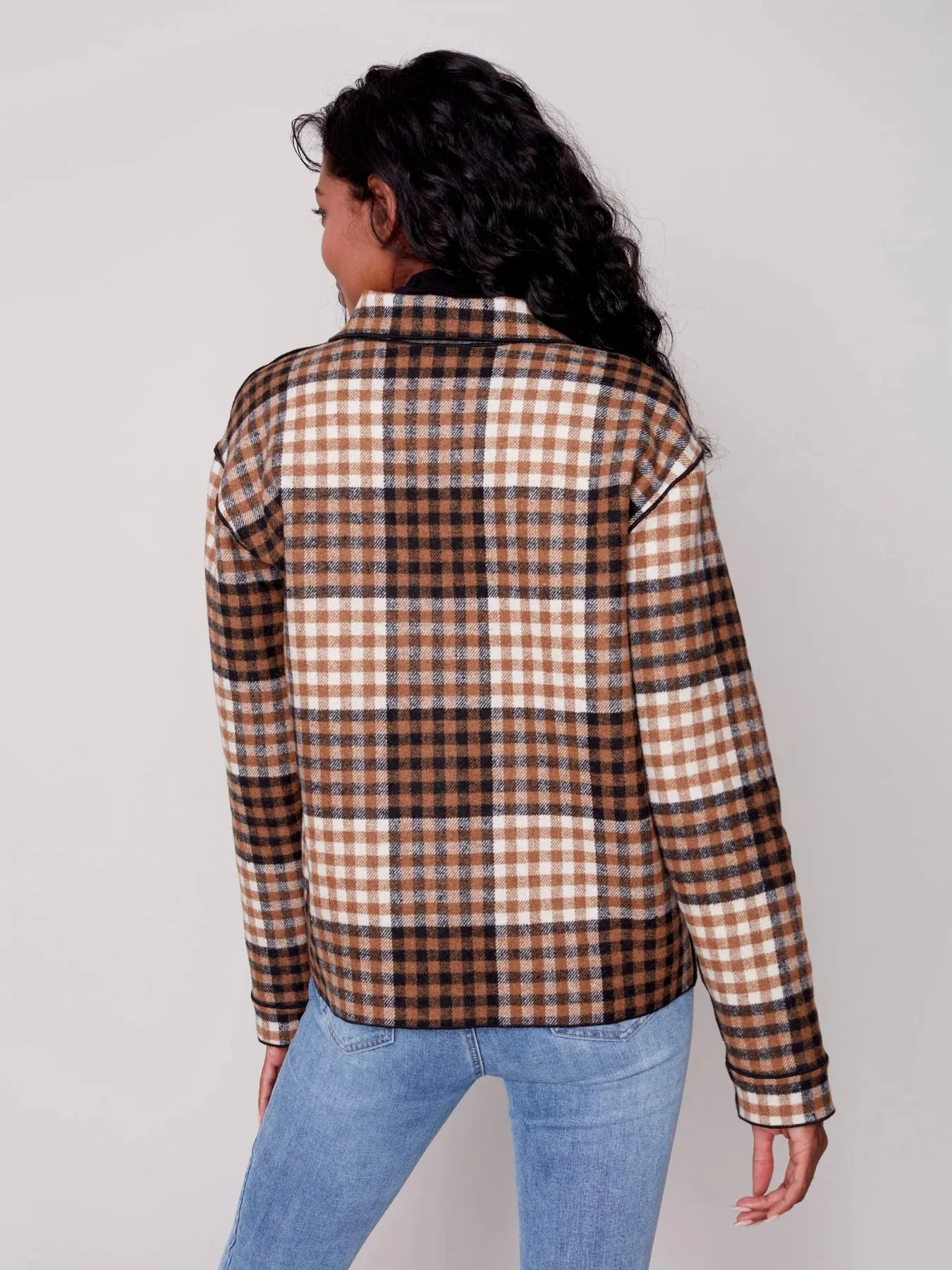 Reversible Plaid Jacket