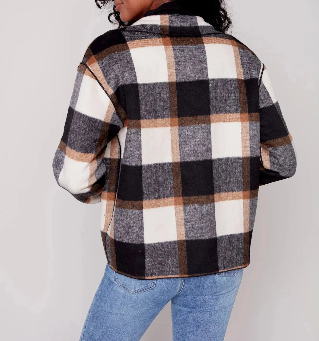 Reversible Plaid Jacket