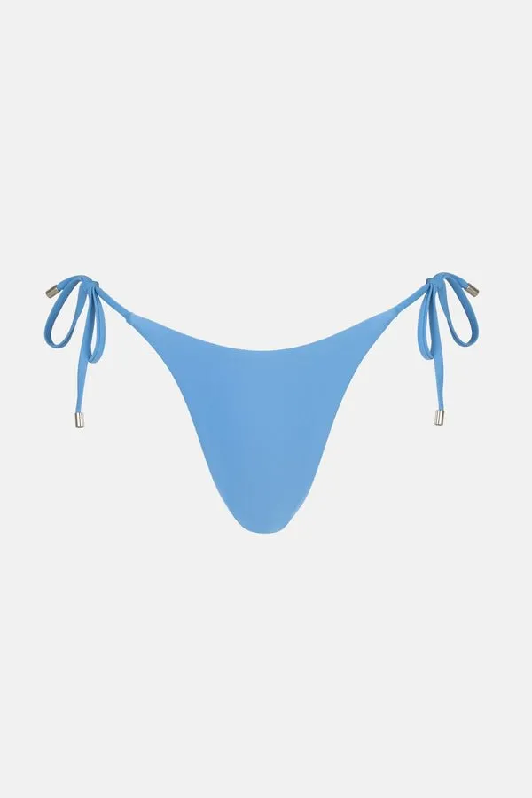 Rhythm Classic Tie Side Hi Cut Bikini Bottom - Blue