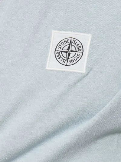 STONE ISLAND  |Crew Neck Cotton Short Sleeves Logo Crew Neck T-Shirts