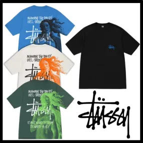 STUSSY  |Street Style Logo Skater Style T-Shirts