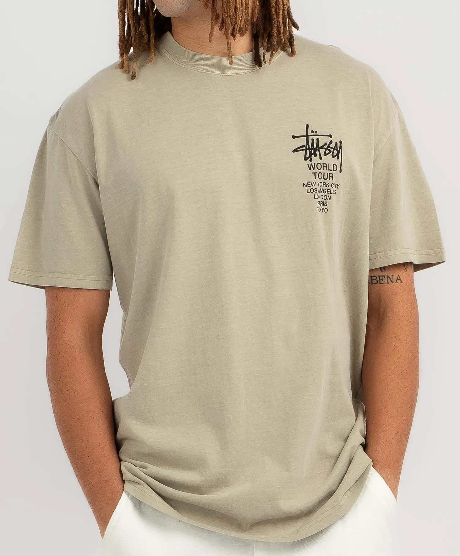 STUSSY  |Street Style Short Sleeves Logo Skater Style T-Shirts