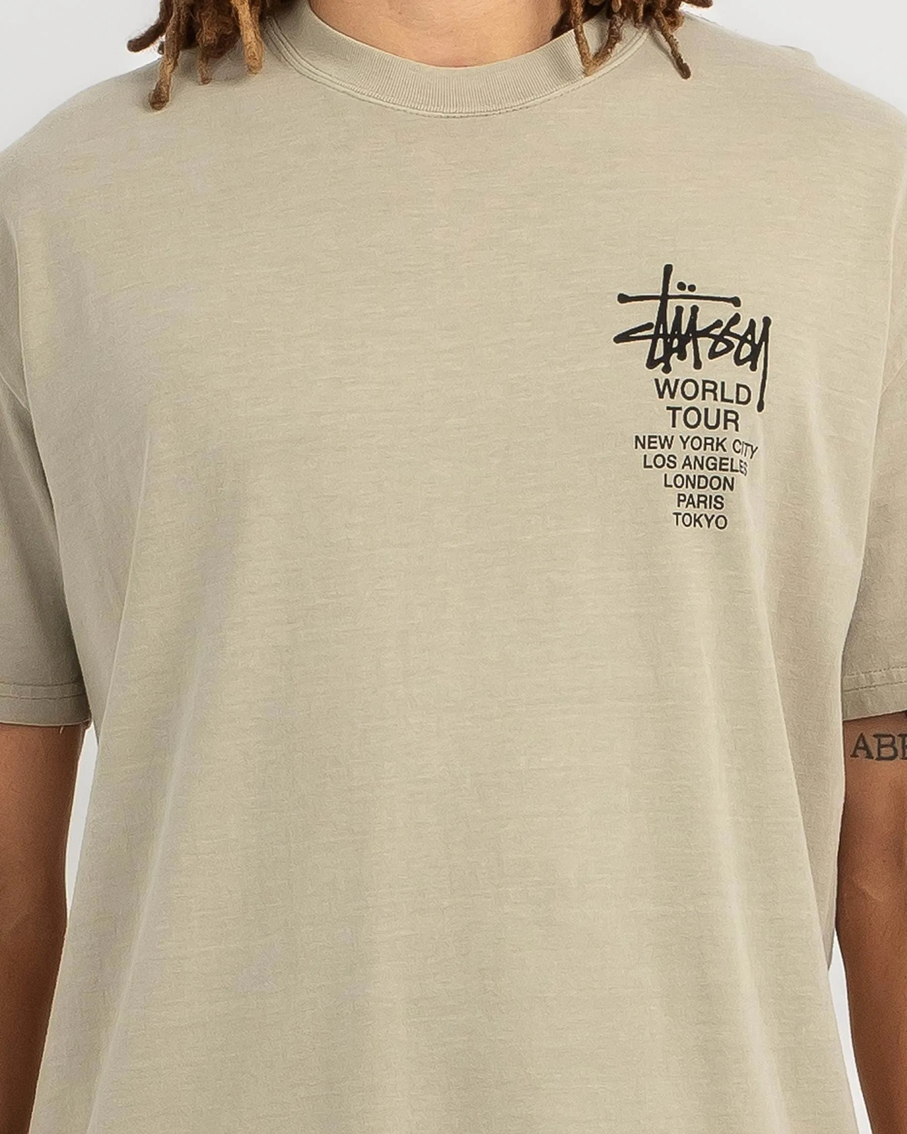 STUSSY  |Street Style Short Sleeves Logo Skater Style T-Shirts