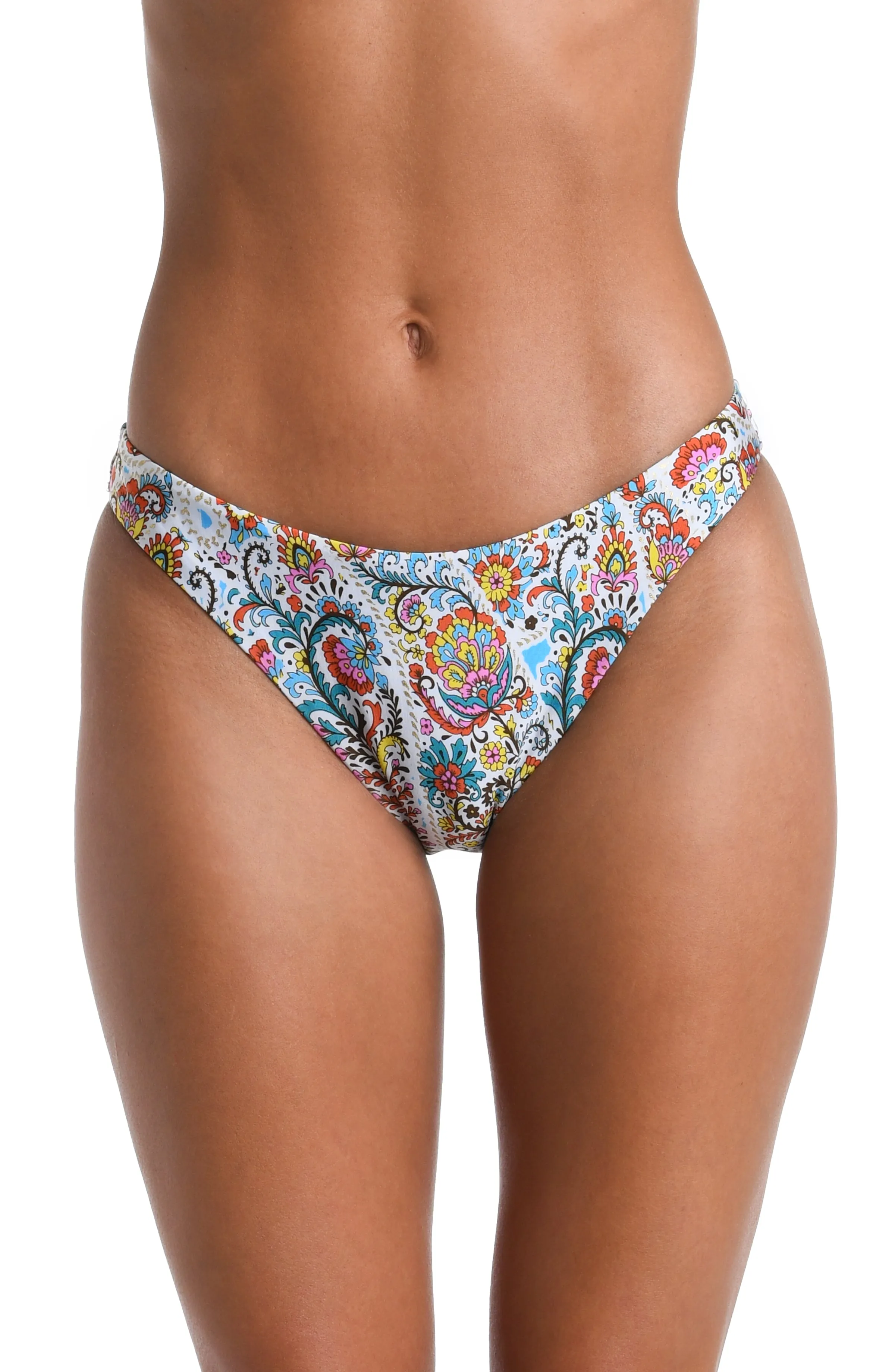 Sunshine 79 Glam Paisley French Cut Bikini Bottom