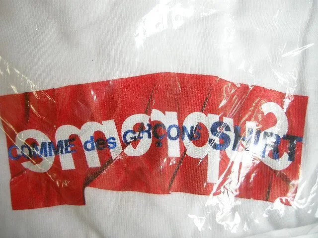 Supreme  |17SS◆Size S-M◆Supreme x COMME des GARCONS box logo tee White