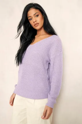 Tall Basic V-Neck Longline Sweater