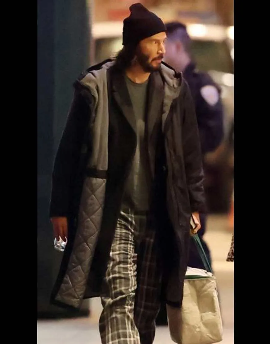 The Matrix 4 Keanu Reeves Hooded Coat | New Arrivals - 40%OFF