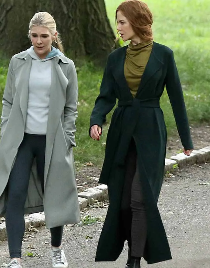 The Undoing Nicole Kidman Green Long Trench Coat | Ujackets.com