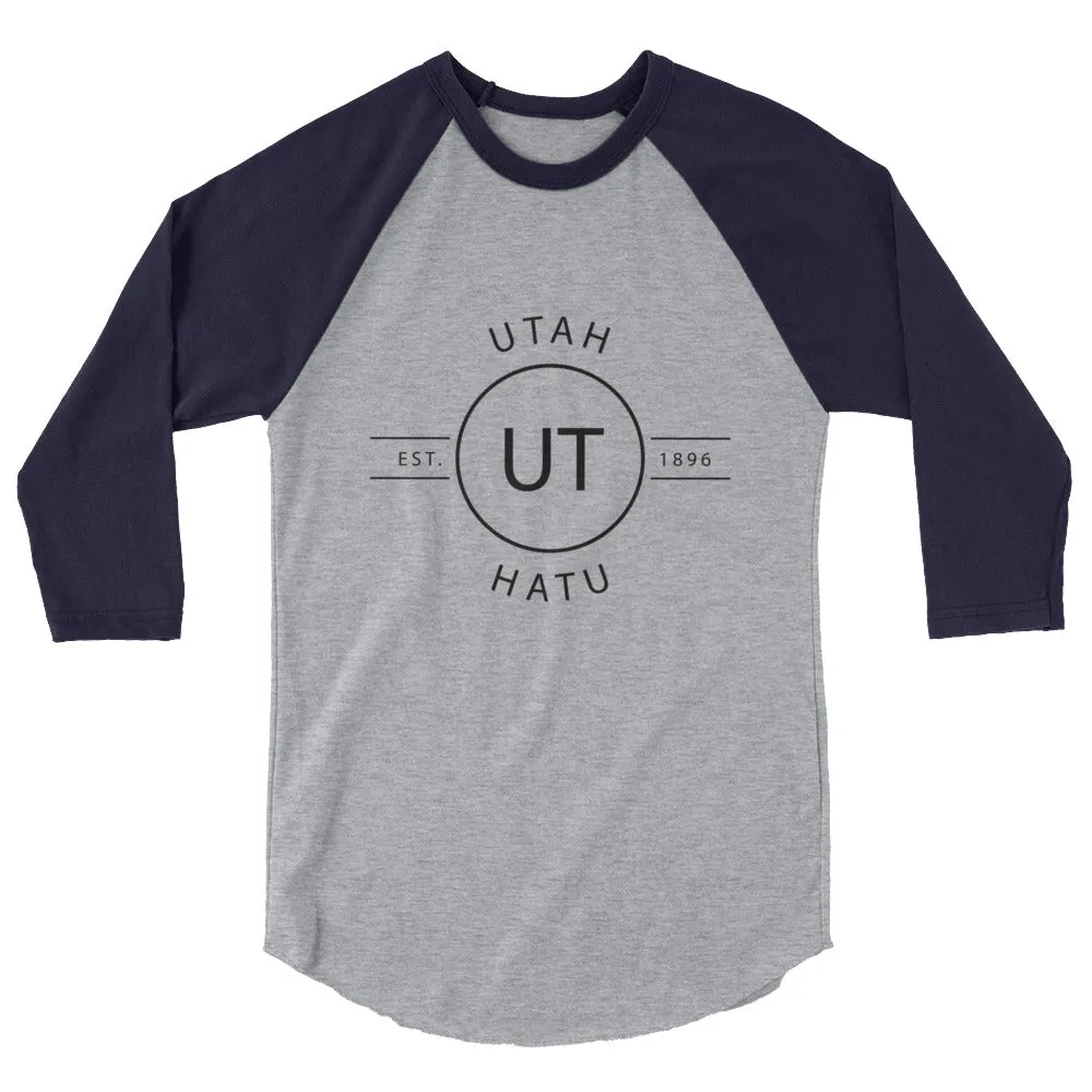 Utah - 3/4 Sleeve Raglan Shirt - Reflections