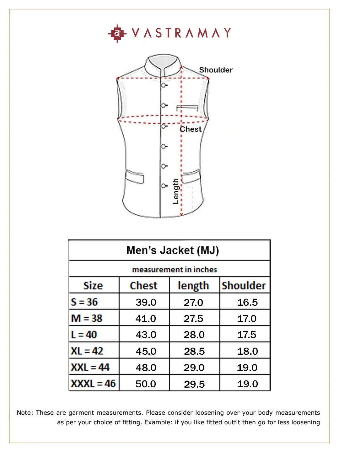 Vastramay Men's Grey Jacquard Nehru Jacket