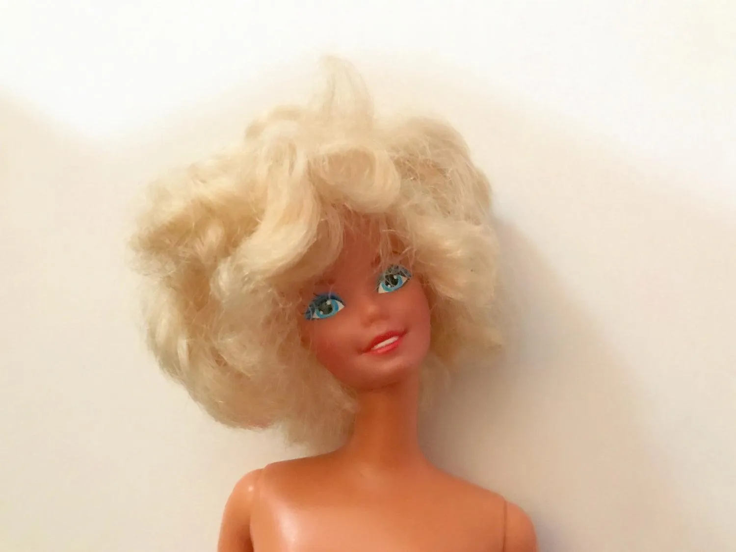 Vintage 1966 Barbie Doll with Curly Blonde Bob