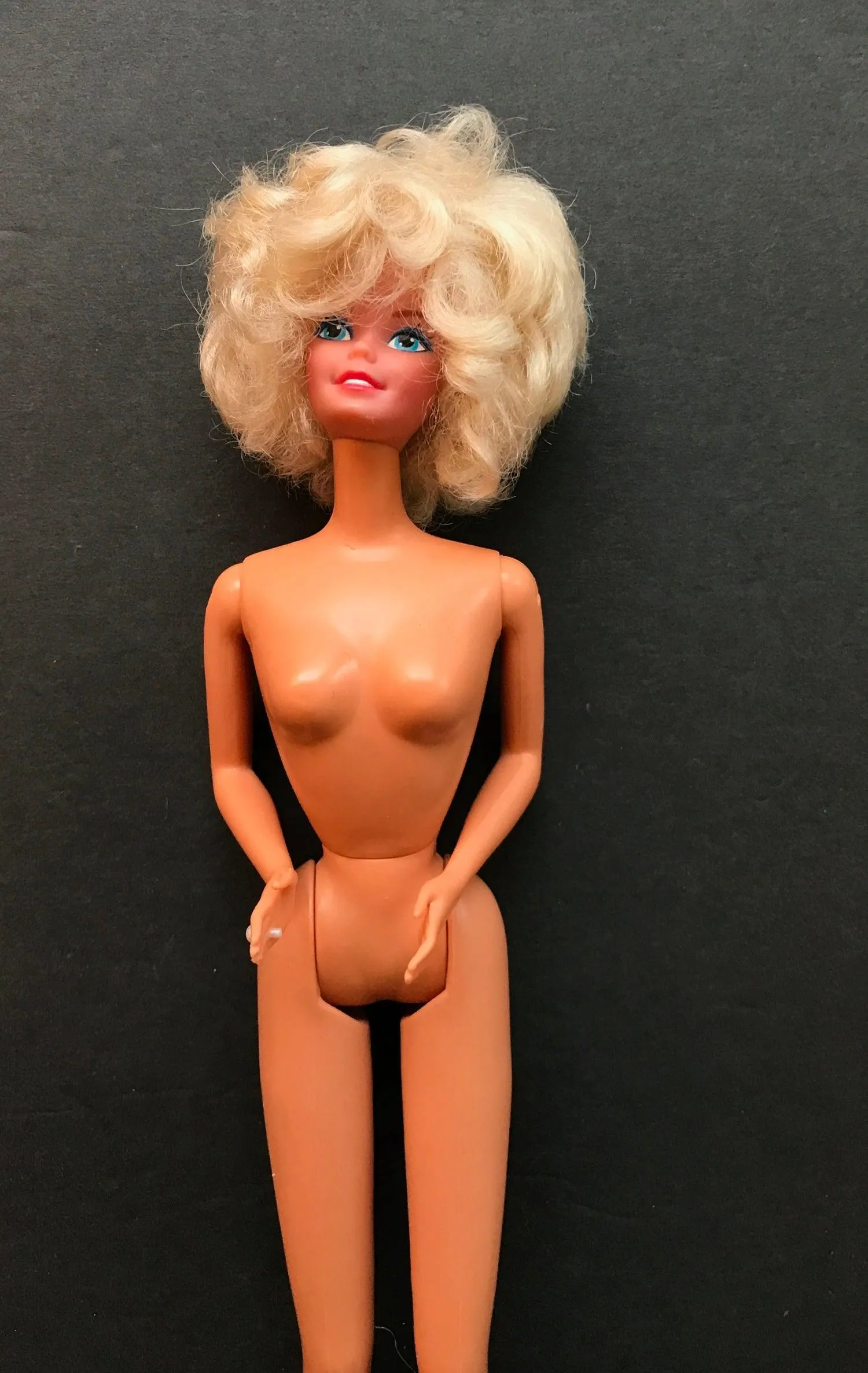 Vintage 1966 Barbie Doll with Curly Blonde Bob