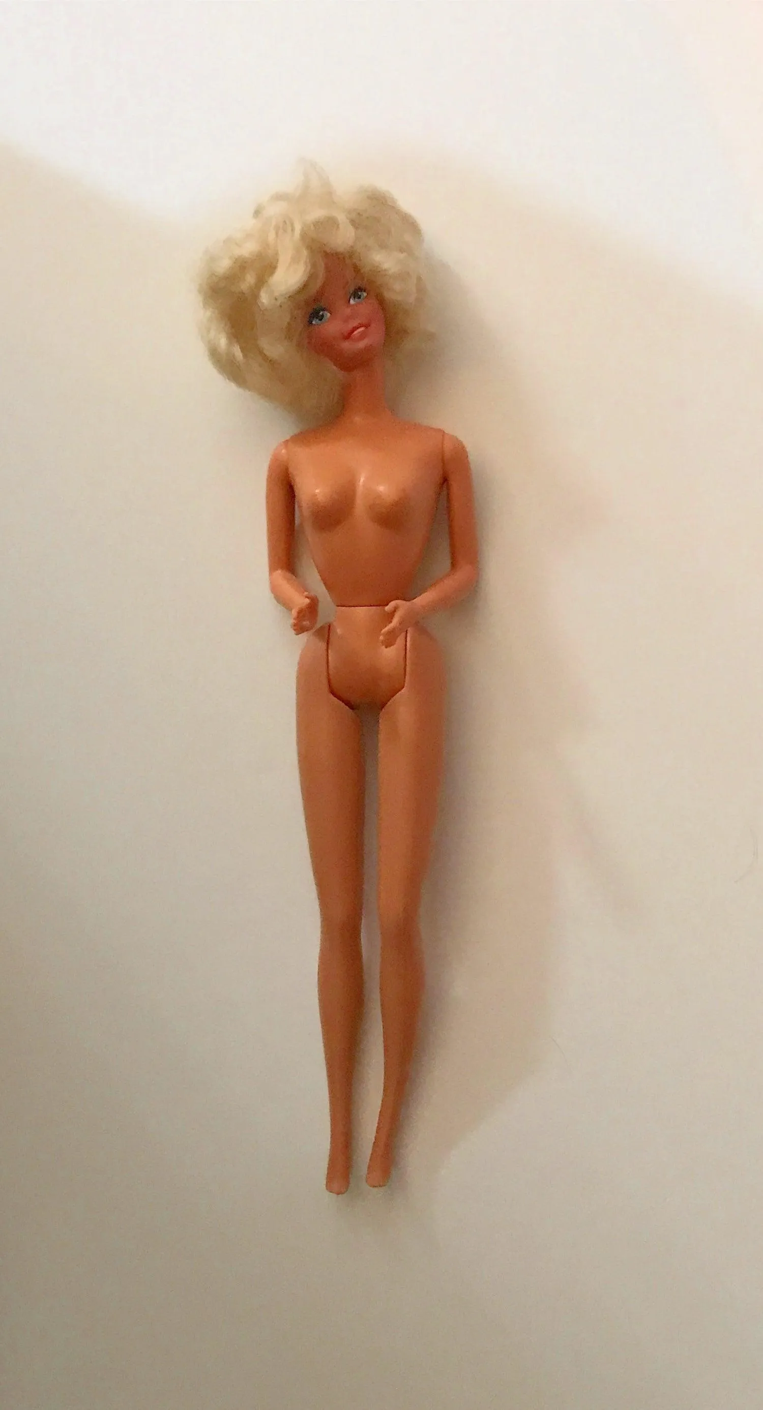 Vintage 1966 Barbie Doll with Curly Blonde Bob