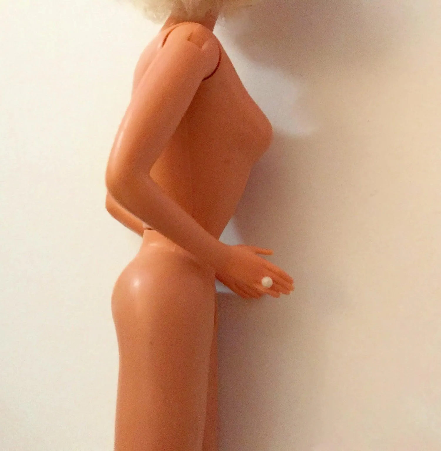 Vintage 1966 Barbie Doll with Curly Blonde Bob